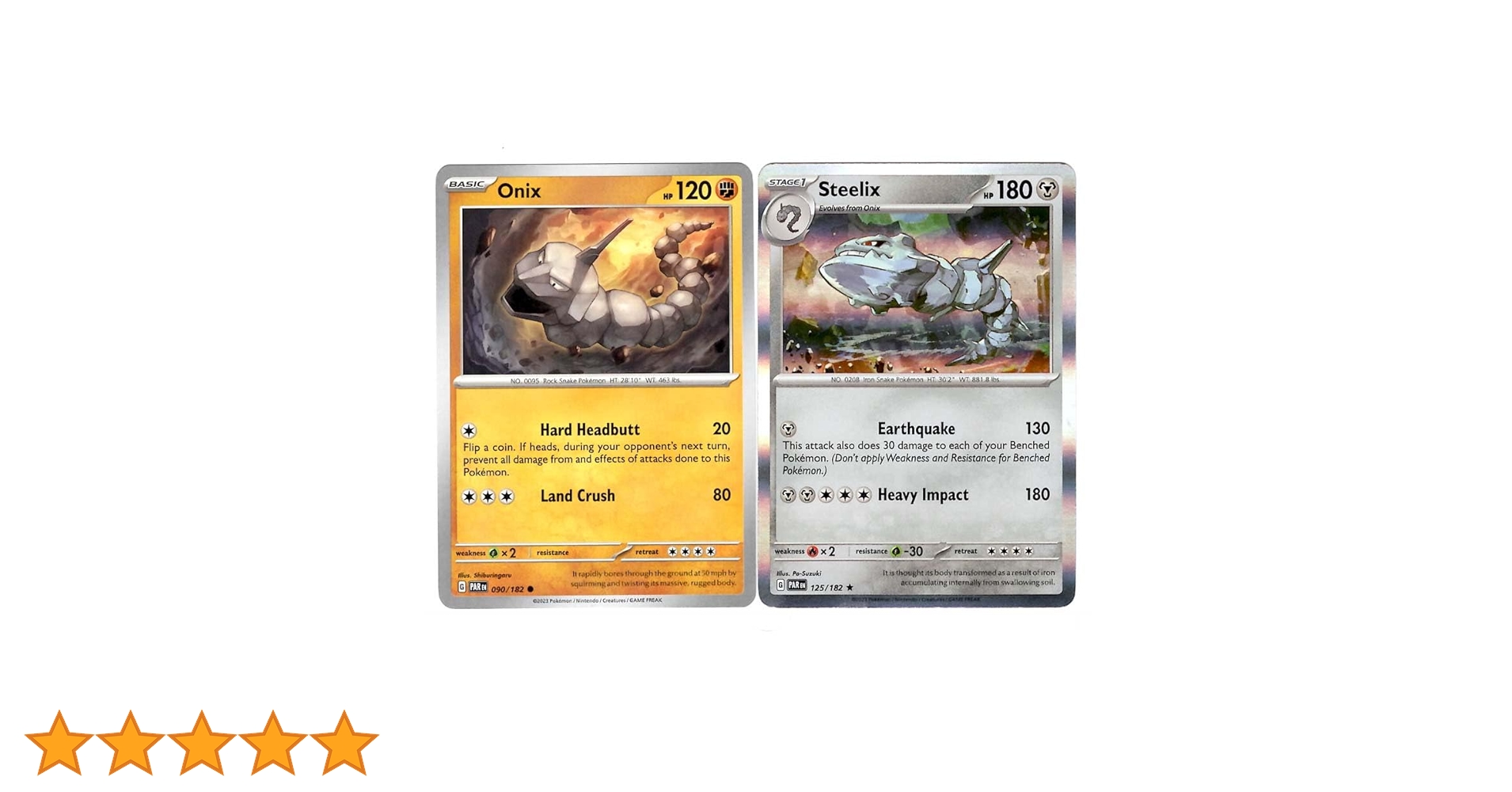 Amazon.co.jp: Steelix 125/182 - Paradox Rift - ポケモンカード